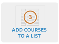 SCED Finder | Add courses to a list